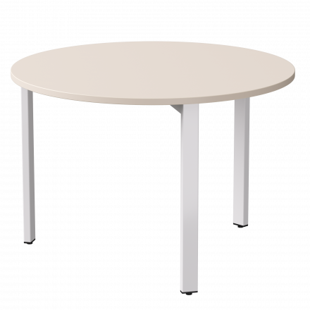 Стол переговорный Everprof EVO D1100 1100x755 Кашемир/Белый