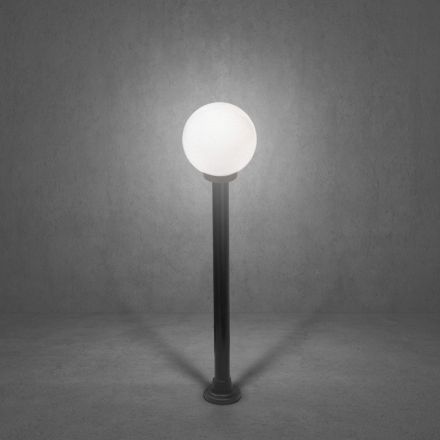 Опора светильника уличного пластиковая черная 1,0 м