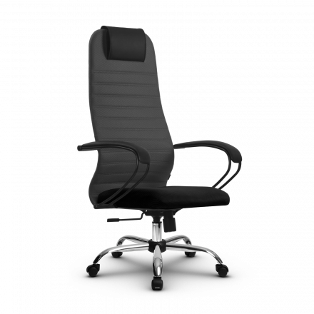 Кресло Метта SU-BP-10 темно-серое/черное Ch