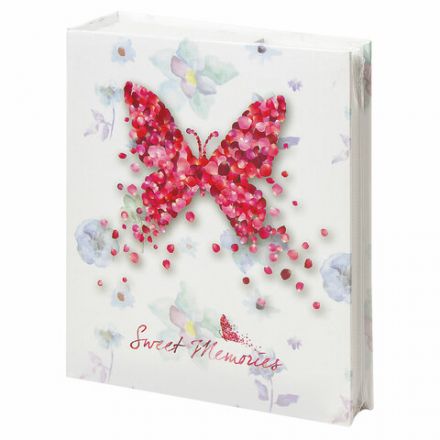 Фотоальбом BRAUBERG "На крыльях любви" на 200 фото 10х15 см, твердая обложка, термосварка, 391160