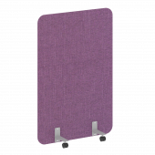 R-line soft Перегородка на металлических опорах, на роликах AP.R-100-150 Romeo 06/Серый металл 1000*18*1500