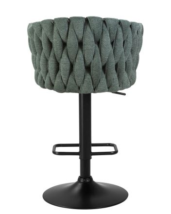 Стул барный DOBRIN LEON, зеленая ткань (LAR 275-23) Стул барный DOBRIN LEON, зеленая ткань (LAR 275-23)