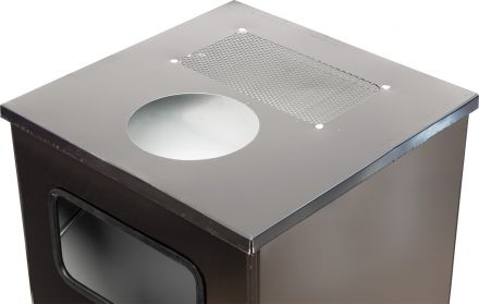 Урна 80 литров Квадро-11 черный Урна 80 литров Квадро-11 черный