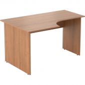 Стол эргономичный Easy LT Оптима левый 1350х880/590х740 орех new 16/16