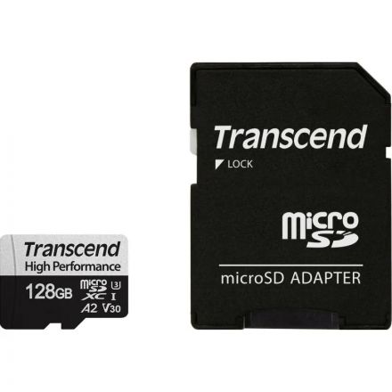 Карта памяти Transcend 330S microSDXC 128Gb UHS-I Cl10 +ад, TS128GUSD330S