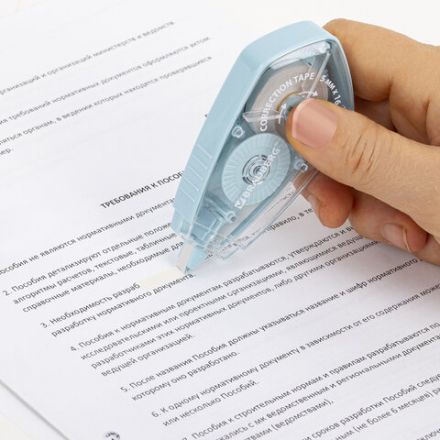 Корректирующая лента BRAUBERG REWIND, 5 мм х 16 м, ВЫГОДНАЯ УПАКОВКА 3 штуки в блистере, механизм перемотки, 272491 Корректирующая лента BRAUBERG REWIND, 5 мм х 16 м, ВЫГОДНАЯ УПАКОВКА 3 штуки в блистере, механизм перемотки, 272491