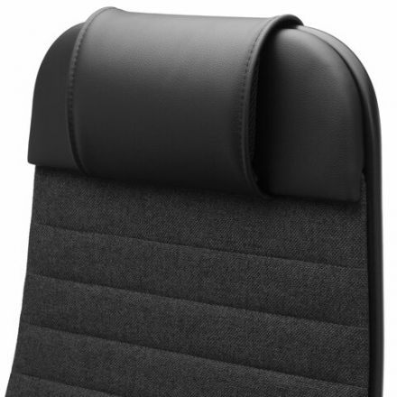 Кресло офисное МЕТТА "К-27" хром, ткань, сиденье и спинка мягкие, серое