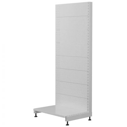 Стеллаж торговый VZTO_2150х1000х600 с перфорац белый