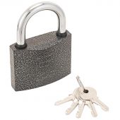 Замок навесной УЗК Аллюр ВС1Ч-375 (74xd=10) чугун серый (5кл)