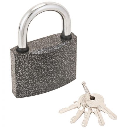 Замок навесной УЗК Аллюр ВС1Ч-375 (74xd=10) чугун серый (5кл)