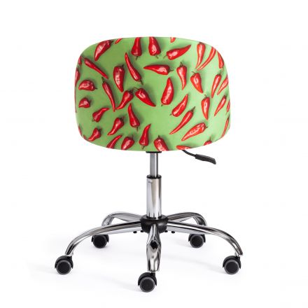 Кресло Tetchair MELODY, ткань/флок, олива, Botanica 03 pepper/23