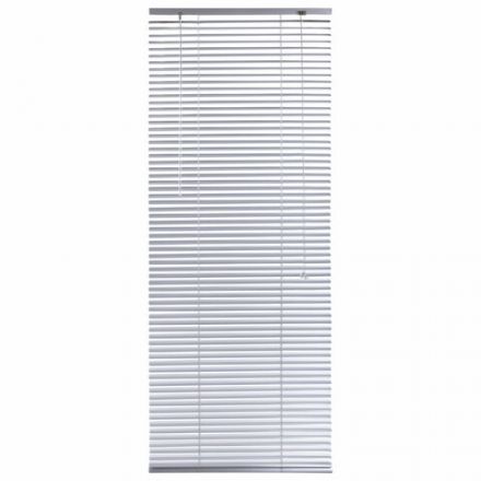 Жалюзи горизонтальные BRABIX 50х160 см, АЛЮМИНИЙ, цвет серебристый, 606033