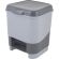 Контейнер для мусора с педалью 8 л., серый, 427