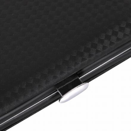 Универсальный набор для маникюра и педикюра 9 в 1 в футляре, MINI, черный карбон, блистер, WBZ (ВБЗ), 609496