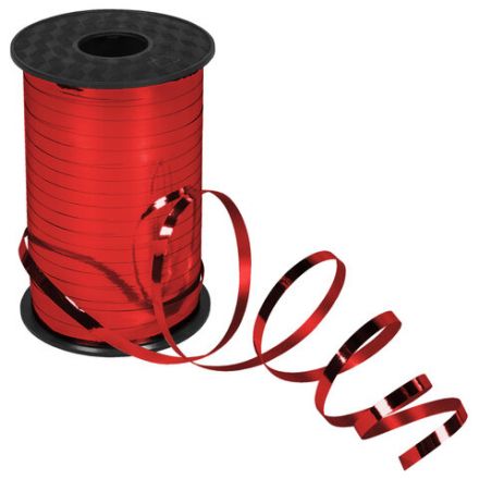 Лента упаковочная декоративная для шаров и подарков, металлик, 5 мм х 250 м, красная, ЗОЛОТАЯ СКАЗКА, 591817 Лента упаковочная декоративная для шаров и подарков, металлик, 5 мм х 250 м, красная, ЗОЛОТАЯ СКАЗКА, 591817