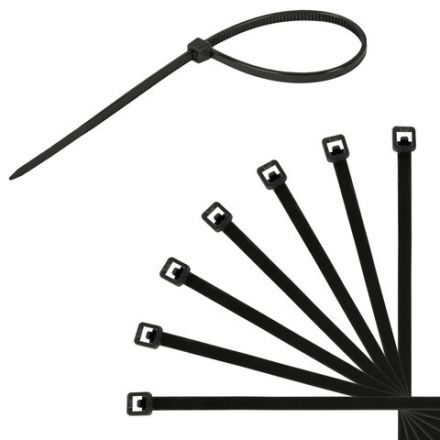 Стяжки (хомуты) нейлоновые сверхпрочные НАБОР 150 шт. (2,5х100/150 мм; 3,6х200 мм), черные, SONNEN, 607924 Стяжки (хомуты) нейлоновые сверхпрочные НАБОР 150 шт. (2,5х100/150 мм; 3,6х200 мм), черные, SONNEN, 607924