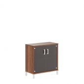 Шкаф низкий со стеклянными дверьми B 410.5 Орех Даллас 900х450х920 BORN Шкаф низкий со стеклянными дверьми B 410.5 Орех Даллас 900х450х920 BORN