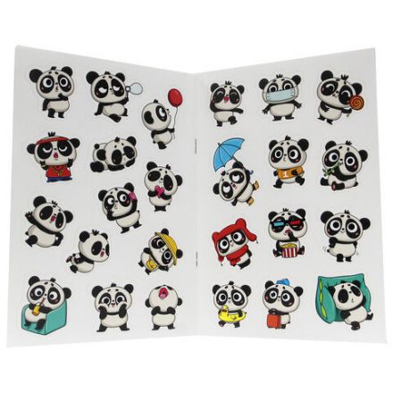 Альбом с наклейками "50 крутых стикеров", ассорти, 4 листа, 148 х 210 мм, склейка, ПП