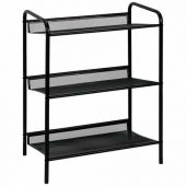 Полка для обуви "Женева-13", 450х270х600 мм, 3 полки, металл, чёрная, ПДО Ж13 Ч Полка для обуви "Женева-13", 450х270х600 мм, 3 полки, металл, чёрная, ПДО Ж13 Ч