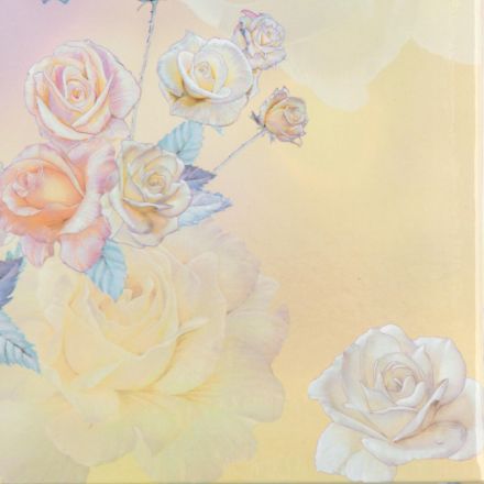 Папка адресная А4 Attache Поздравляем! ламиниров Розы акварель мягкая