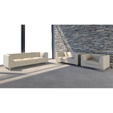 Диван MV_EVOLUTION 2-х местный (EVO2-2) беж тк. рог.Bravo white