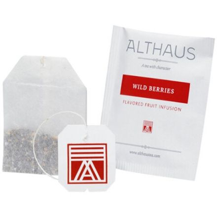 Чай ALTHAUS "Wild Berries" фруктовый, 20 пакетиков в конвертах по 2,75 г, ГЕРМАНИЯ, TALTHB-DP0038