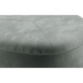 Пуф MV_Софти стац. опора СФ-57/530x530x415 тк. велюр серый