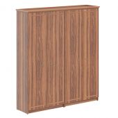 Шкаф высокий 2-х секционный с глухими дверьми RHC 180.1 Орех Даллас 1808х466х2023 RAUT Шкаф высокий 2-х секционный с глухими дверьми RHC 180.1 Орех Даллас 1808х466х2023 RAUT