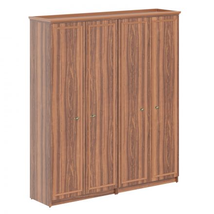 Шкаф высокий 2-х секционный с глухими дверьми RHC 180.1 Орех Даллас 1808х466х2023 RAUT Шкаф высокий 2-х секционный с глухими дверьми RHC 180.1 Орех Даллас 1808х466х2023 RAUT