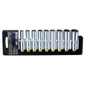 Набор головок торцевых удл. 1/2 Spline 9 пр. (8-21 мм) BERGER BG2038