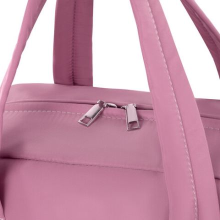 Сумка дорожная HEIKKI HANDY (ХЕЙКИ), карман на молнии, багажная лента, пыльная роза, 43х16х30 см, 273872
