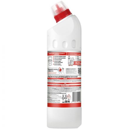 Средство для сантехники Domestos ультра белый 500мл
