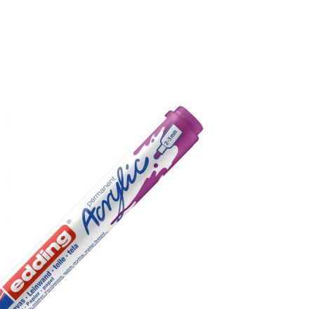 Маркер акриловый Edding 5100/910.кругл.нак. 2-3 мм. Цвет Ягодный Маркер акриловый Edding 5100/910.кругл.нак. 2-3 мм. Цвет Ягодный