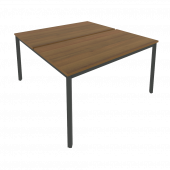 Slim Рабочая станция на металлокаркасе С.СП-5.3 Орех/Антрацит металл 1380*1475*750