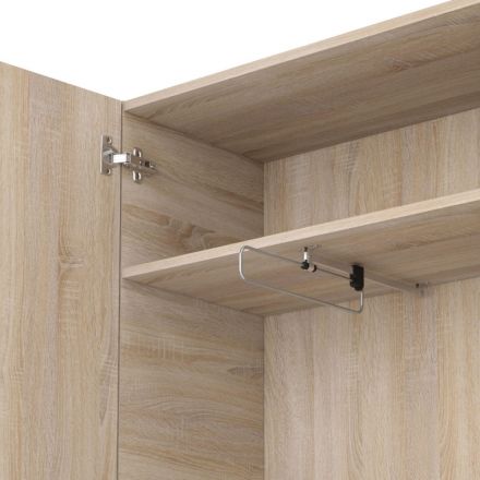 Шкаф SP Бюджет д/одежды 2555 (880,878) дуб сонома