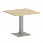 Home Office Стол квадратный VR.SP-5-90.2 Акация/Серый металл 900*900*750 Home Office Стол квадратный VR.SP-5-90.2 Акация/Серый металл 900*900*750