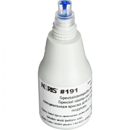 Краска штемпельная Noris 191А синяя на водной основе с содержанием спирта 25 г Краска штемпельная Noris 191А синяя на водной основе с содержанием спирта 25 г