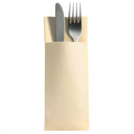 Салфетки д/столовых приборов конверты AIRLAID 32x40см ваниль 50шт/уп 58218