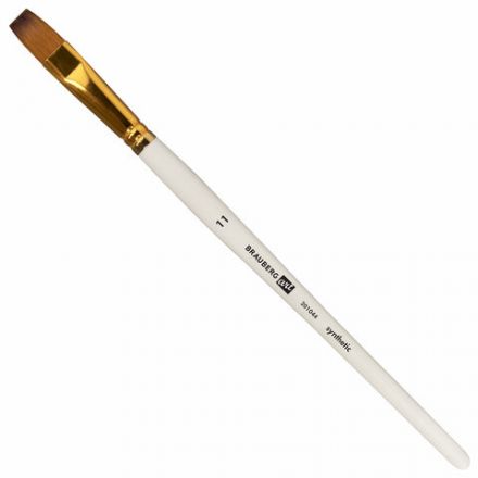 Кисти художественные набор 15 шт. + мастихин в пенале, белые, синтетика, BRAUBERG ART DEBUT, 201044