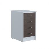 Тумба приставная ТП-4.1 Венге Магия/Металлик с Топом Т-1 Металлик 412*600*755 IMAGO