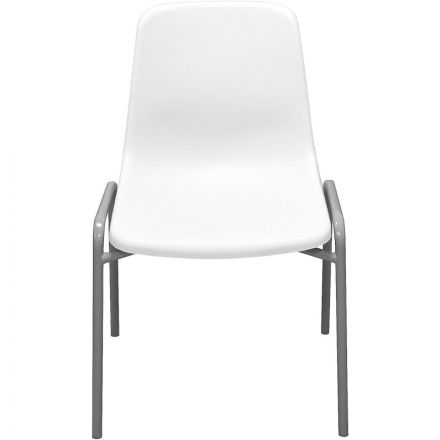 Стул GL_Комус Мебель СтритRAL9006,пластRAL9003(бел)                       