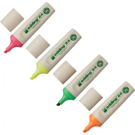 Набор текстовыделителей Edding Eco E-24/4S (толщина линии 1-5 мм, 4 цвета)