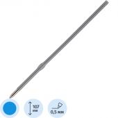 Стержень шариковый синий 107 мм (толщина линии 0.5 мм)