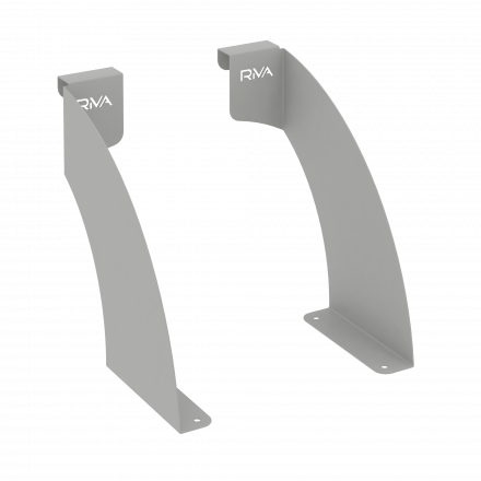 Комплект кронштейнов для полки MAN-41 Серый металл 52*220*200
