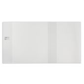 Обложка ПЭ со штрихкодом для рабочих тетрадей и прописей Горецкого, ПЛОТНАЯ, 140 мкм, 243х455 мм, прозрачная, ПИФАГОР, 229378