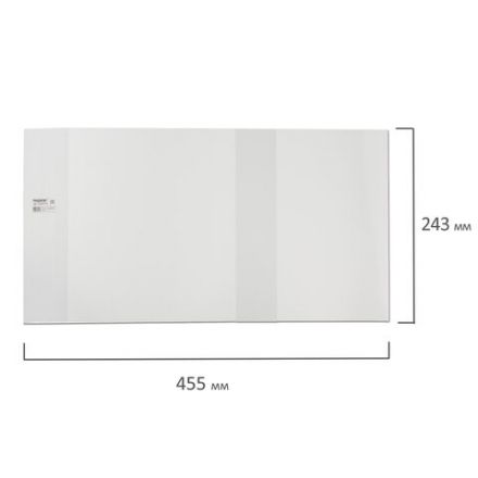 Обложка ПЭ со штрихкодом для рабочих тетрадей и прописей Горецкого, ПЛОТНАЯ, 140 мкм, 243х455 мм, прозрачная, ПИФАГОР, 229378 Обложка ПЭ со штрихкодом для рабочих тетрадей и прописей Горецкого, ПЛОТНАЯ, 140 мкм, 243х455 мм, прозрачная, ПИФАГОР, 229378