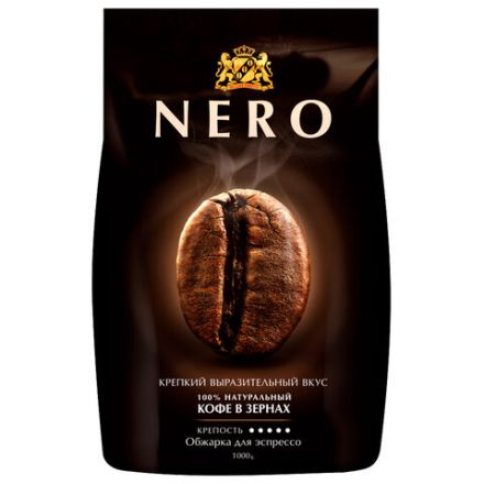 Кофе в зернах AMBASSADOR "Nero" 1 кг