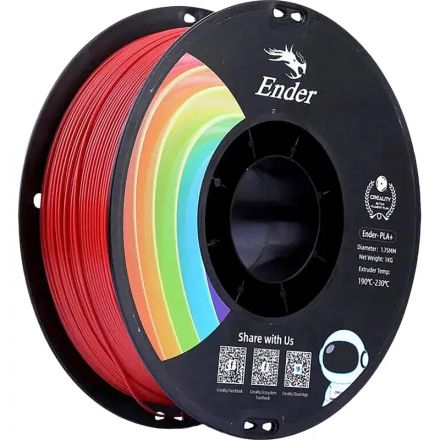 Катушка EN-PLA+ пластика Creality 1.75 мм 1кг., красный (3301010309)