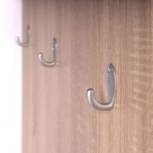 Вешалка настенная  ШС_Сириус 78,2х100 сонома