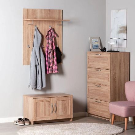 Вешалка настенная  ШС_Сириус 78,2х100 сонома